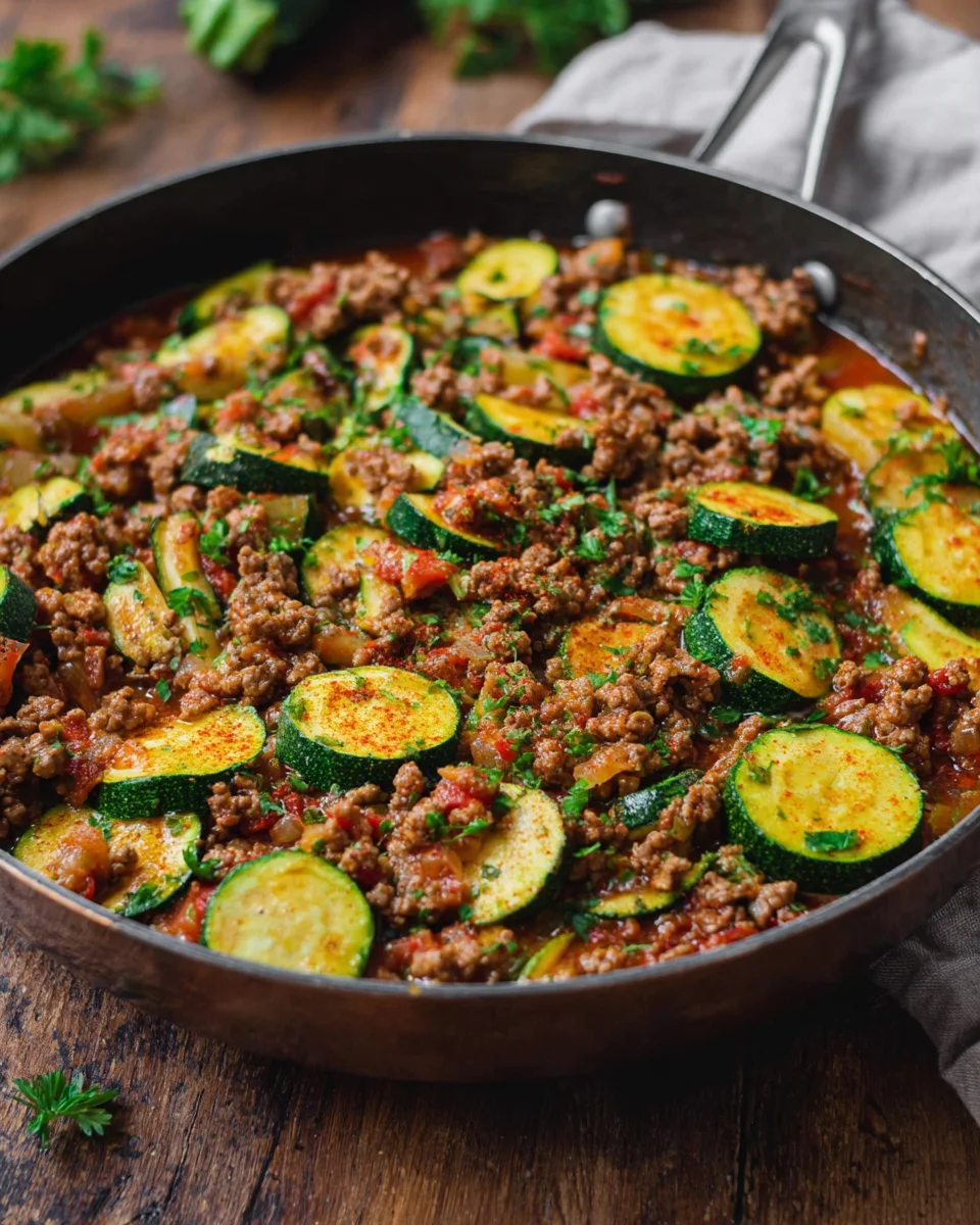 Zucchini-Hack-Pfanne – einfach & schnell image 2