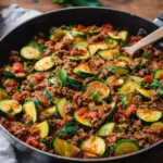 Zucchini-Hack-Pfanne – einfach & schnell