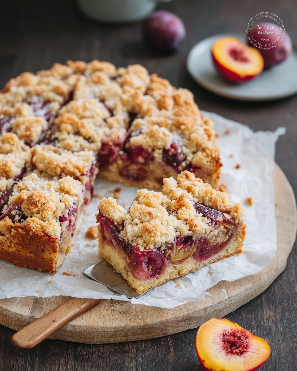 Zwetschgenkuchen mit Streuseln image 2